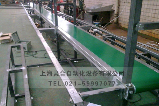 帶燈架皮帶輸送機(jī)制作
