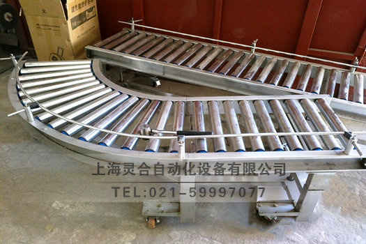 車間生產(chǎn)輥筒輸送機